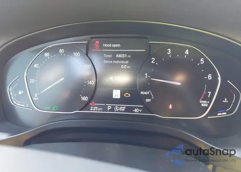 2022 BMW X3 xDrive30I из США, поврежденный, VIN 5UX53DP09N9K53801